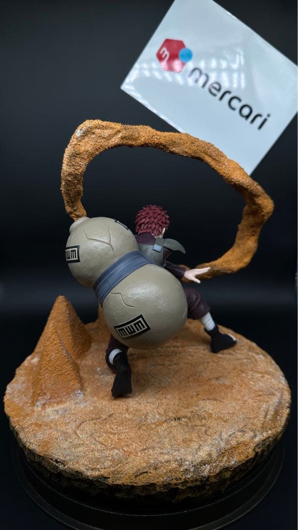 NARUTO 我愛羅　フィギュア　ジオラマ台座　ジオラマ工房　メルカリ