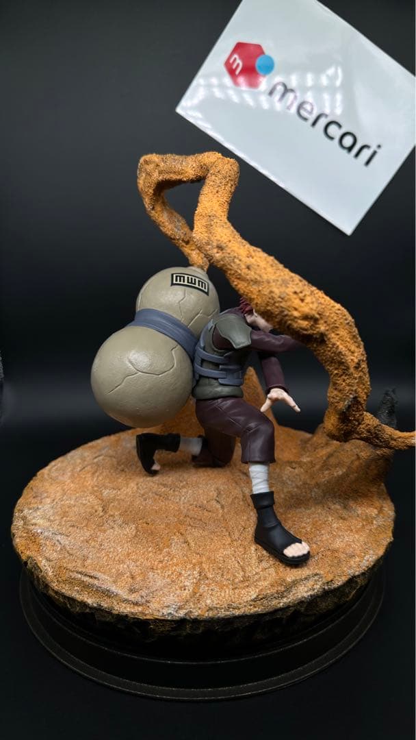 NARUTO 我愛羅　フィギュア　ジオラマ台座　ジオラマ工房　メルカリ