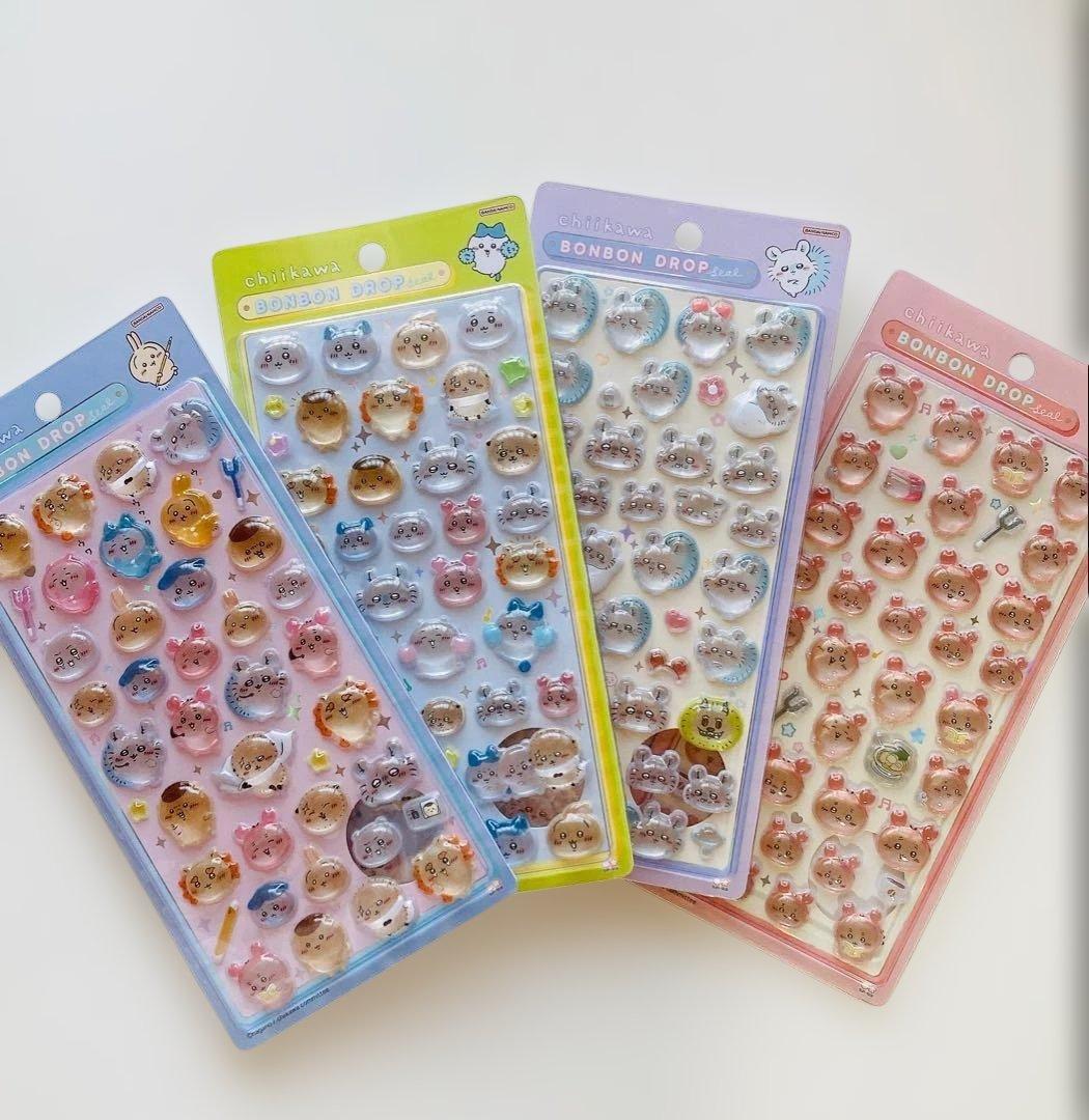 ボンボンドロップシール ちいかわ 第二弾 正規品 4枚セット