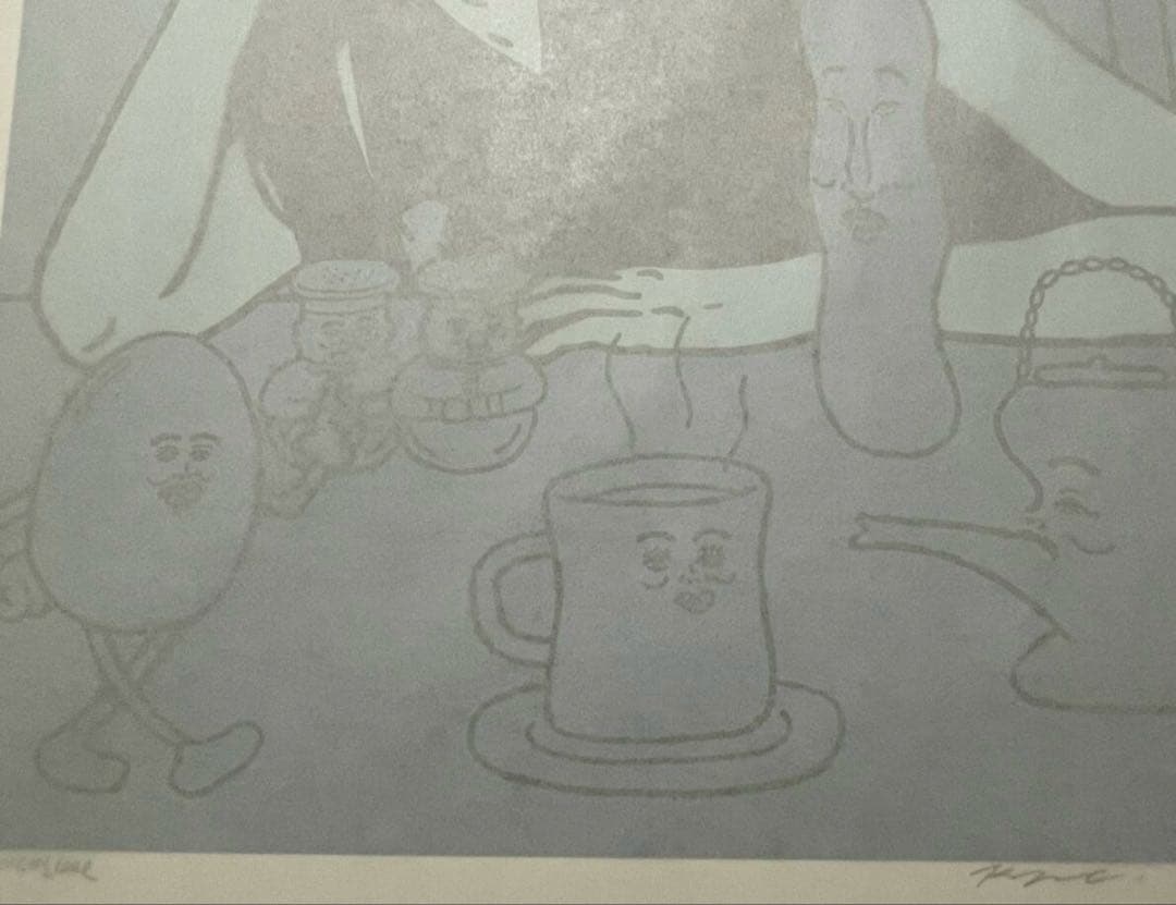 KYNE × NONCHELEEE untitled 2023 シルクスクリーン