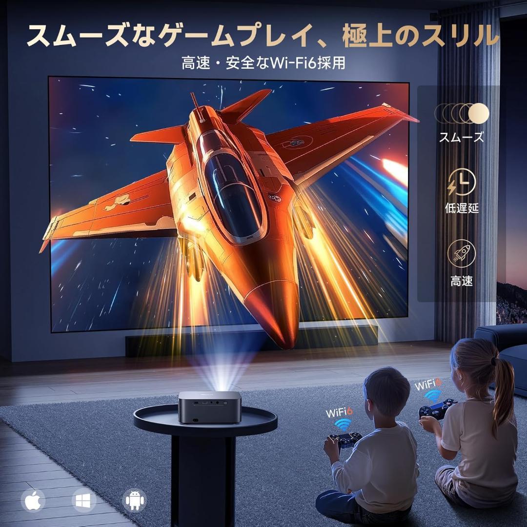 【新品 未使用品】コンパクトプロジェクター 公式アプリ搭載 プロジェクター 小型