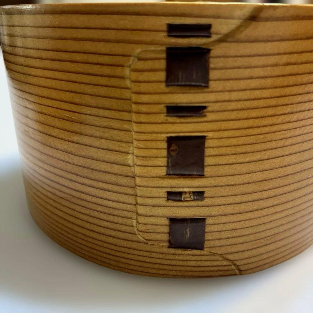 天然秋田杉「曲げわっぱ2段弁当箱」