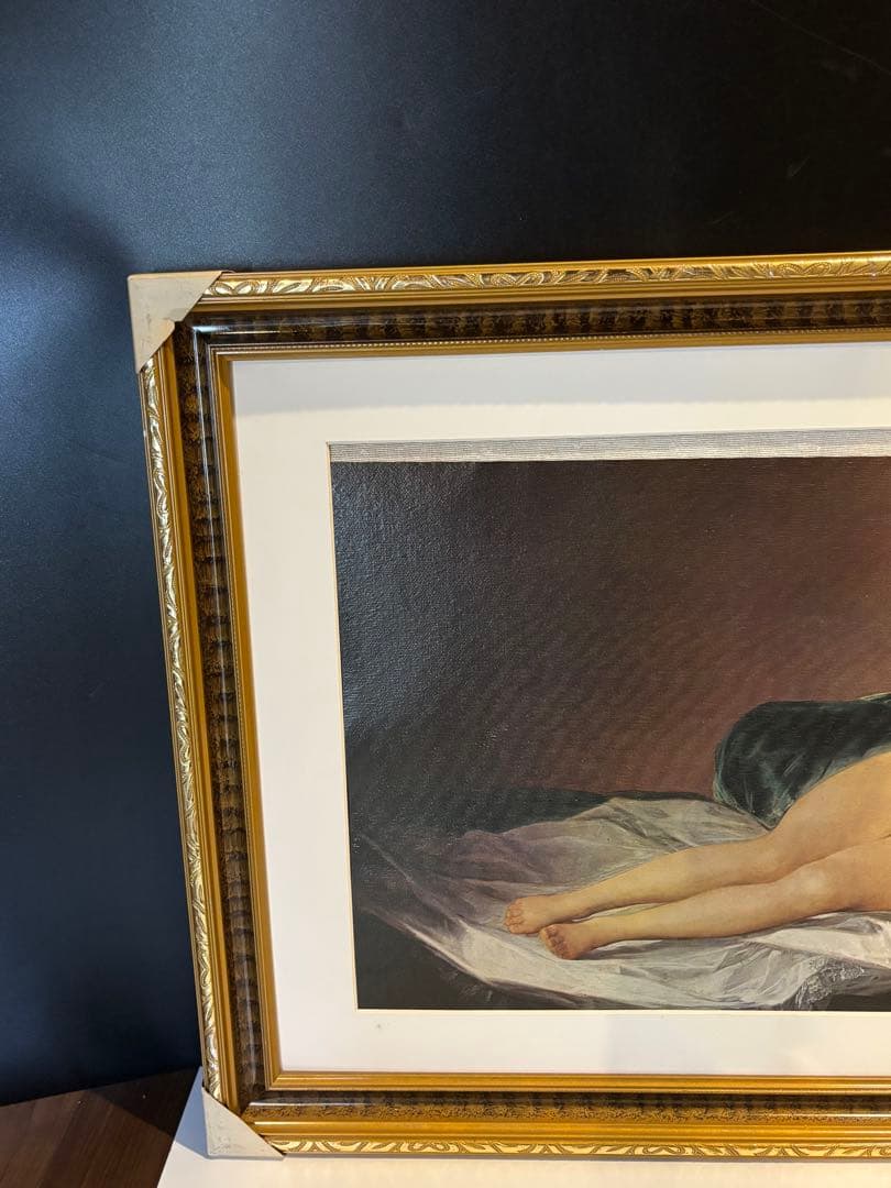印刷複製画世界の名画 ゴヤ 裸体のマハ 裸のマハ 裸婦 婦人画