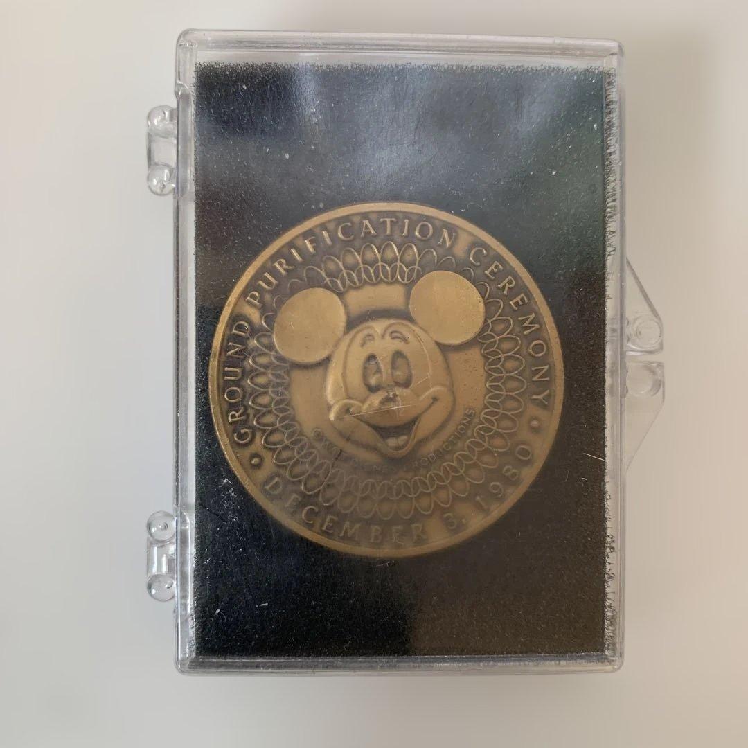 東京ディズニーランド地鎮祭着工記念ブロンズメダル 非売品 1980年12月3日