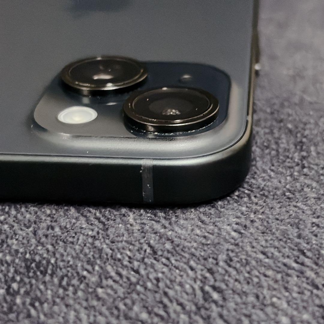 iPhone15 256GB ブラック 画面割れあり 動作良好 バッテリー86%