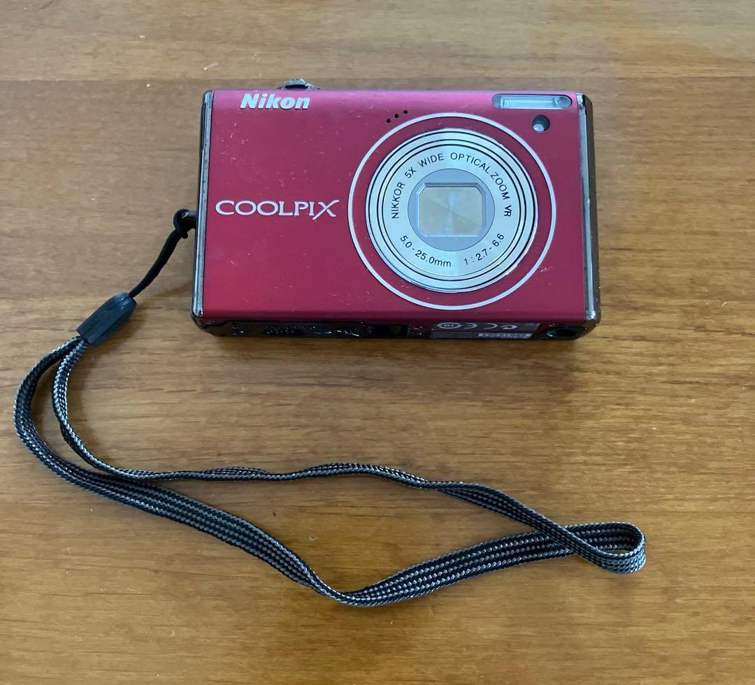 Nikon ニコン クールピクス S640 レッド 動作確認済み