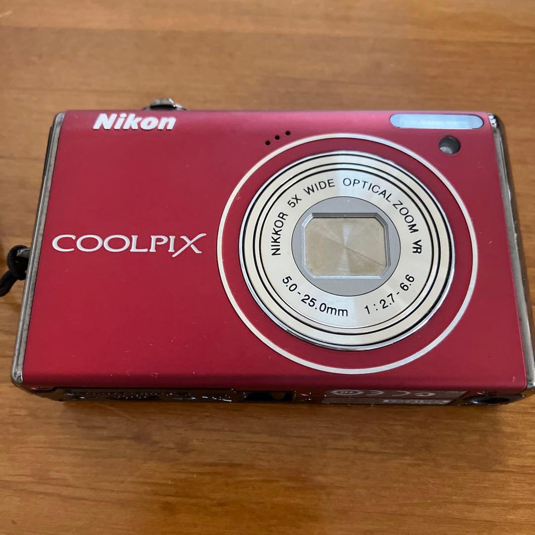 Nikon ニコン クールピクス S640 レッド 動作確認済み