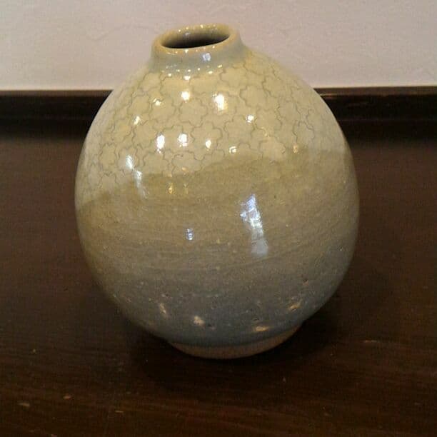 春秋 花活け☆花瓶 アンティーク 和室 古民家 レトロ 陶芸 粋 花道