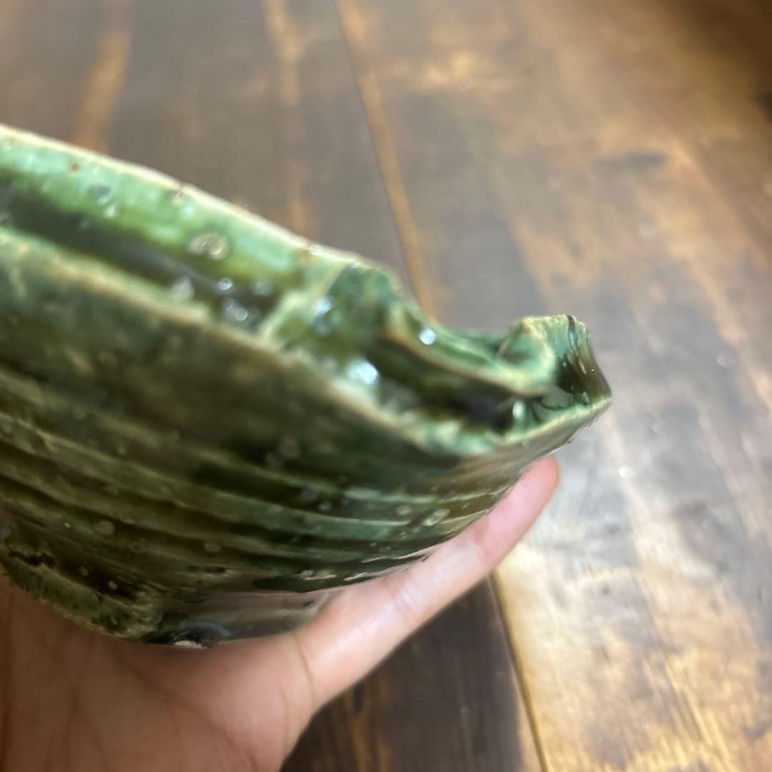 作家　陶芸作家　織部　片口椀　片口小鉢