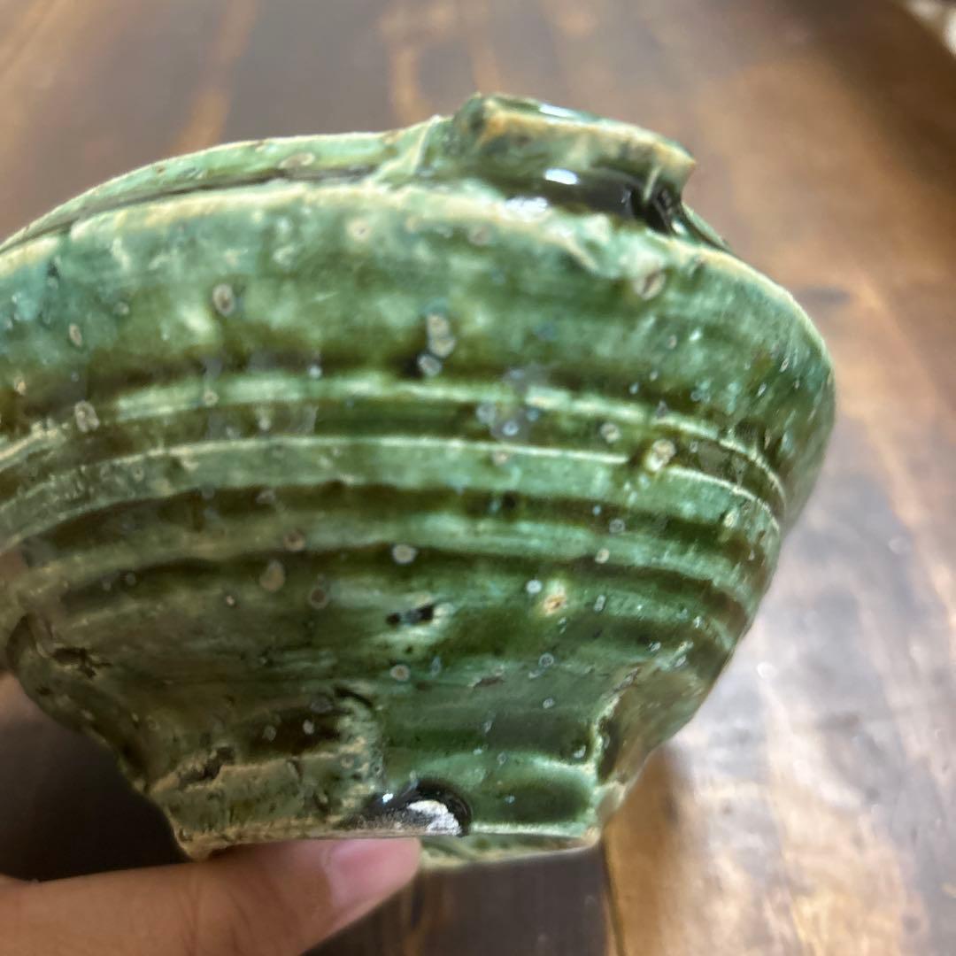 作家　陶芸作家　織部　片口椀　片口小鉢