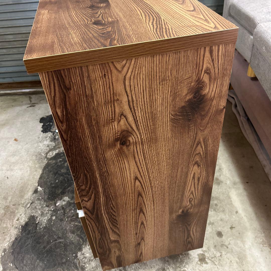 濱*出様 ★たのメル便無料★キッチンカウンター 120cm幅 ブラウン