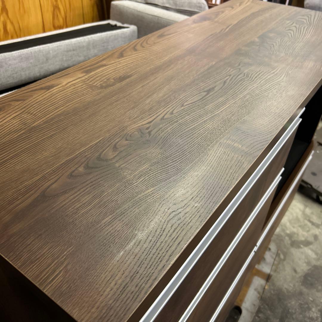 濱*出様 ★たのメル便無料★キッチンカウンター 120cm幅 ブラウン