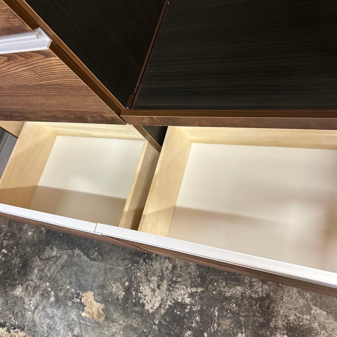 濱*出様 ★たのメル便無料★キッチンカウンター 120cm幅 ブラウン