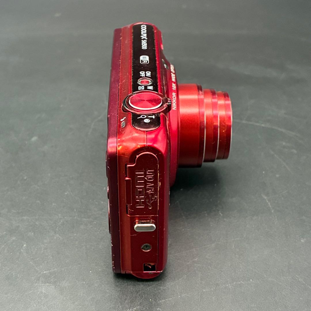 【動作OK】Nikon Coolpix S6500 赤 コンパクトデジタルカメラ