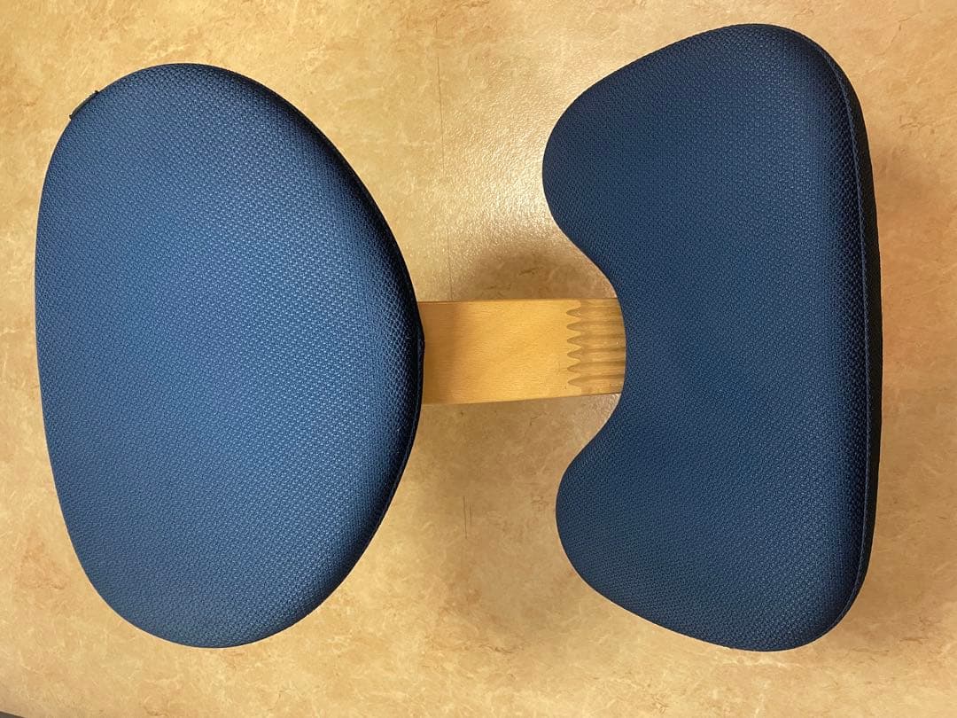 バランスラボ バランスチェア 姿勢矯正 エルゴノミクス 青色 木製