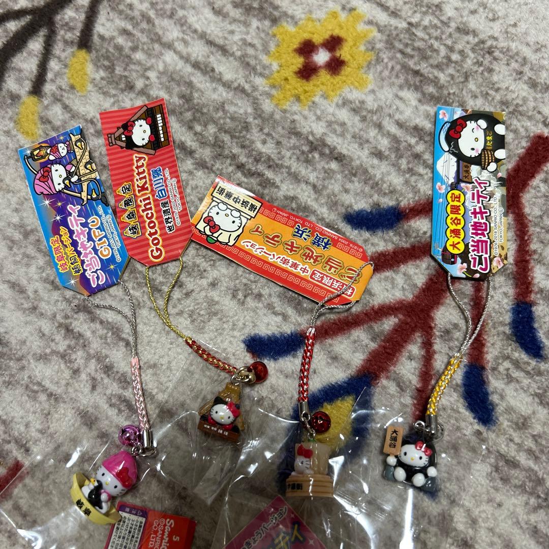ハローキティ ストラップ 7個セット