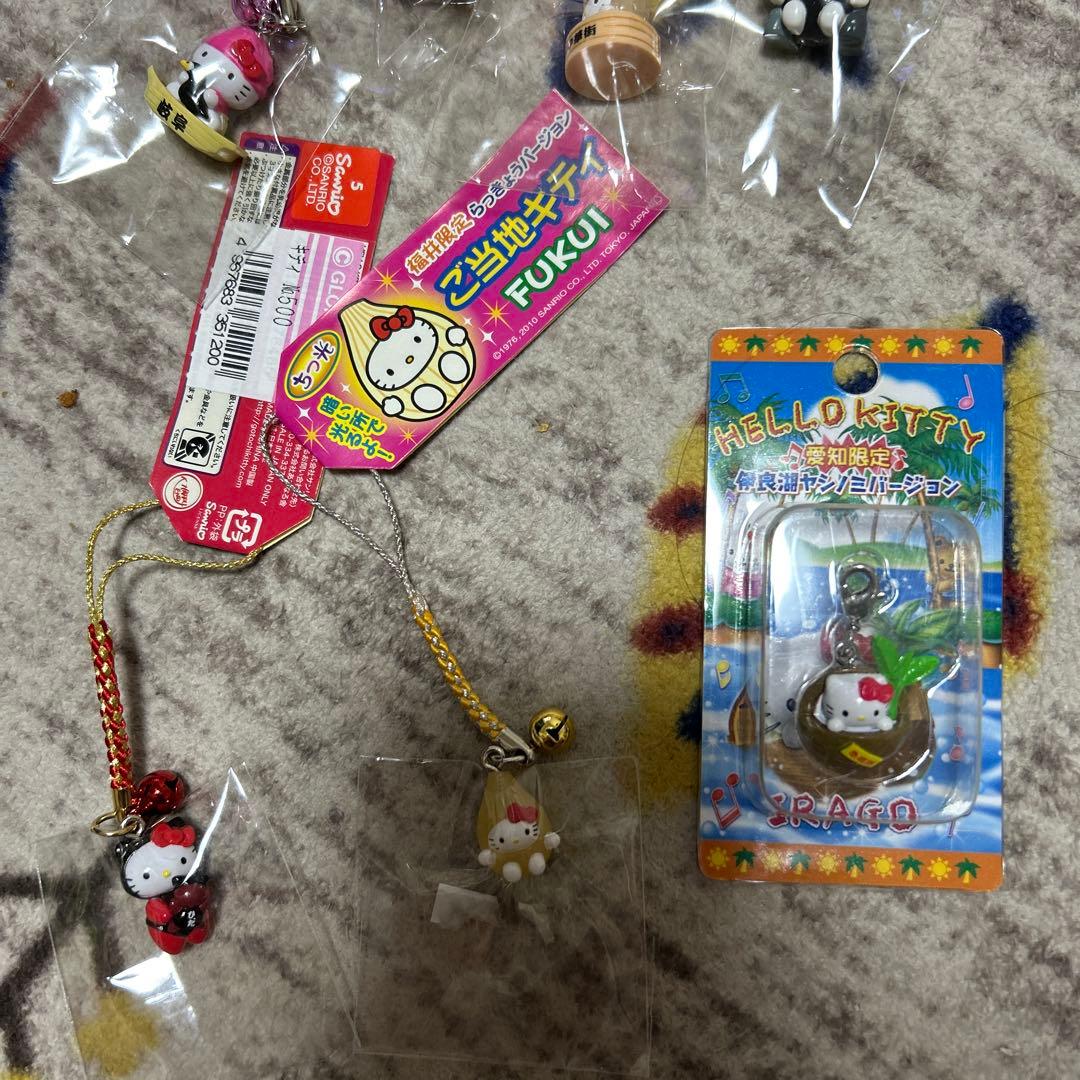 ハローキティ ストラップ 7個セット