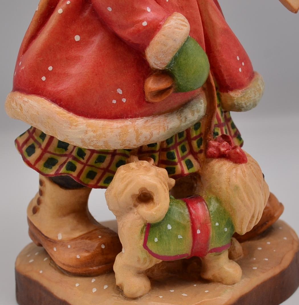 速達　アンリ　ANRI　サラケイ　木彫り人形　イタリア　高さ18ｃｍ　限定品　箱