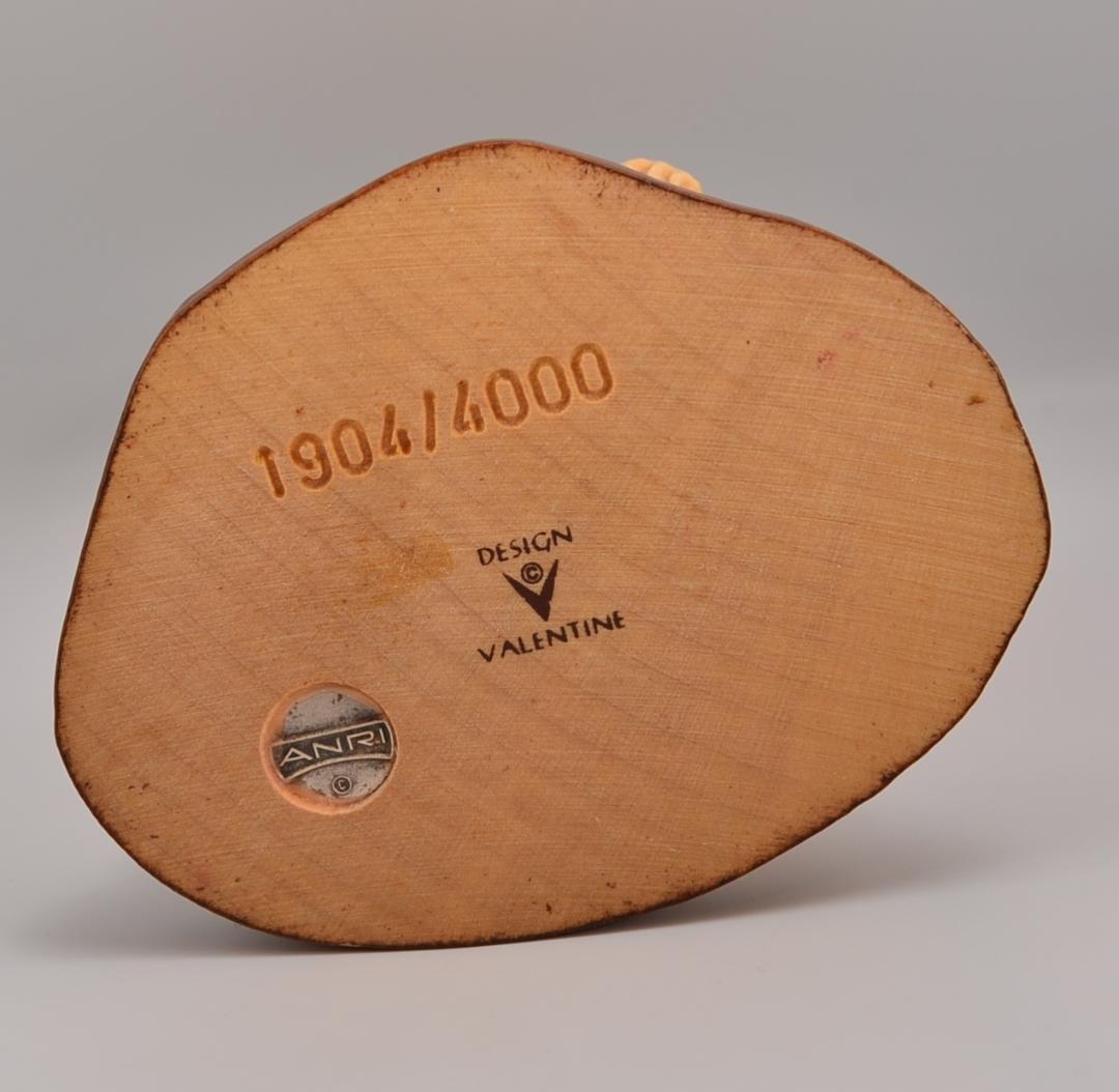 速達　アンリ　ANRI　サラケイ　木彫り人形　イタリア　高さ18ｃｍ　限定品　箱