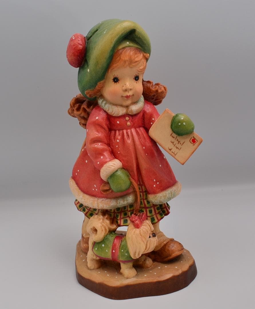 速達　アンリ　ANRI　サラケイ　木彫り人形　イタリア　高さ18ｃｍ　限定品　箱