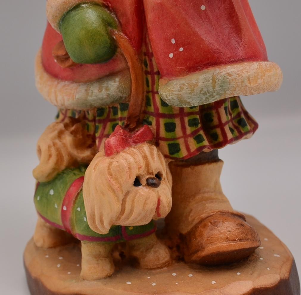 速達　アンリ　ANRI　サラケイ　木彫り人形　イタリア　高さ18ｃｍ　限定品　箱