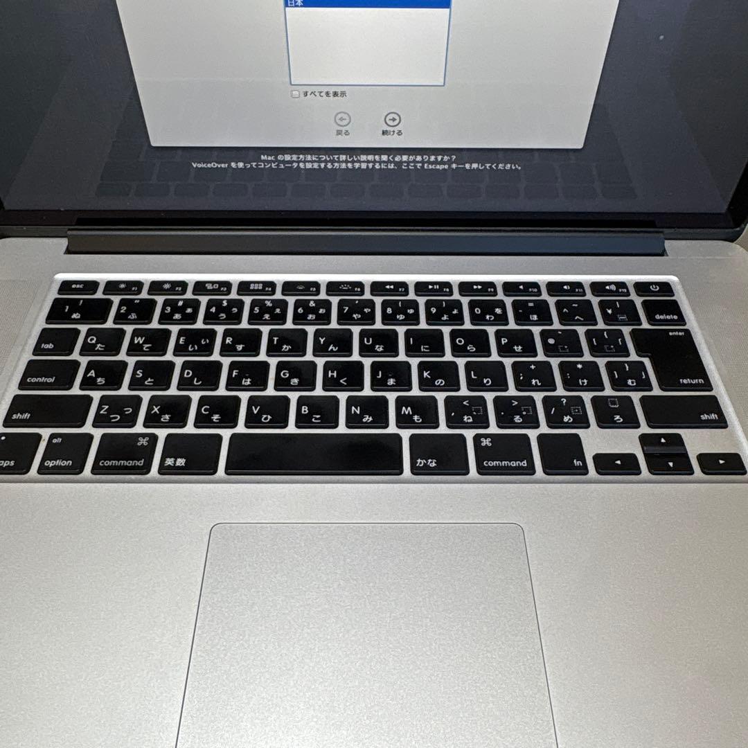 T)【ジャンク】MacBookPro Mid 2012 Retina 15インチ