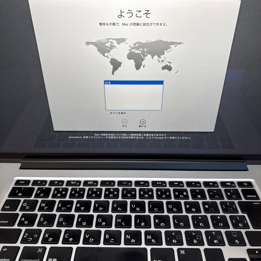 T)【ジャンク】MacBookPro Mid 2012 Retina 15インチ