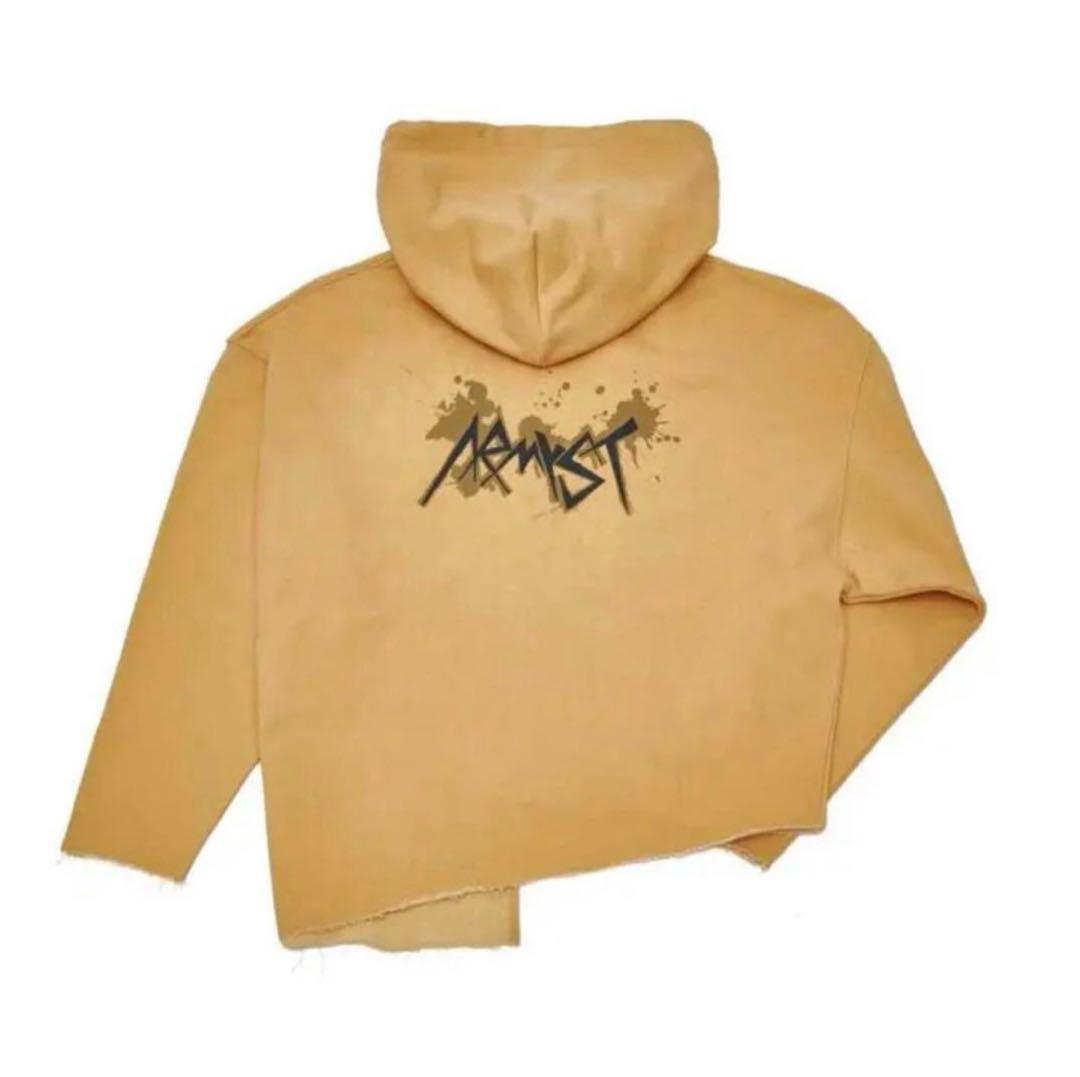 未使用【JungKook】ジョングク アーティストメイド フーディーイエローXL