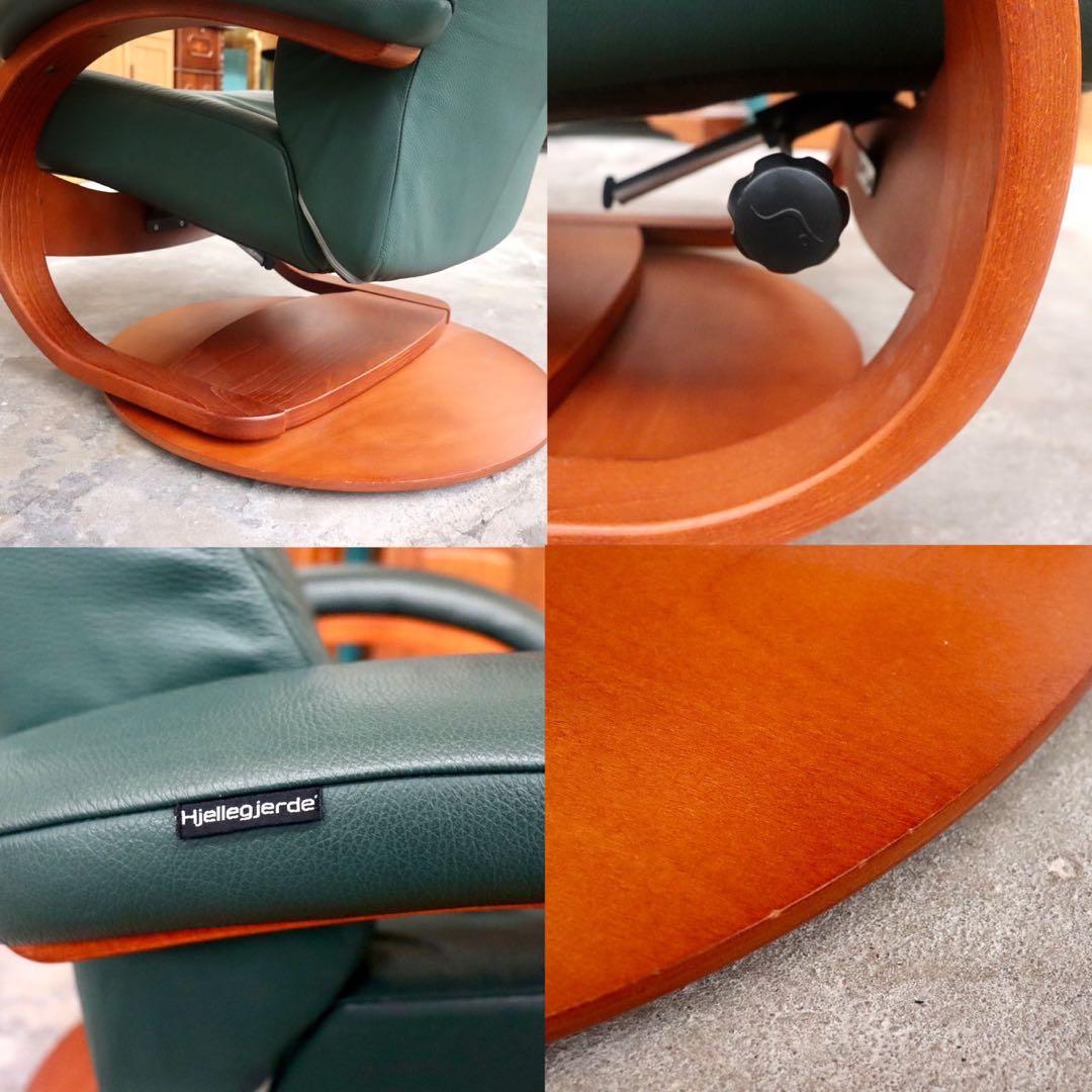 GMHK660○フィヨルド イエリアーダ 本革 リクライニングチェア シングル