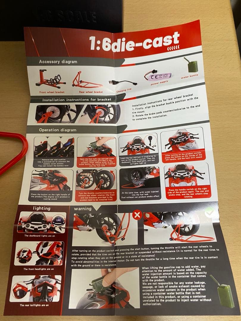 DUCATI パニガーレV4 SP2 1/6スケール　ドゥカティ