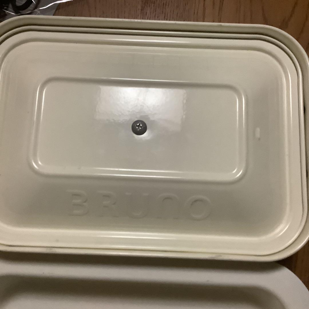 ブルーノ　コンパクトホットプレート　プレート2枚＆セラミック鍋