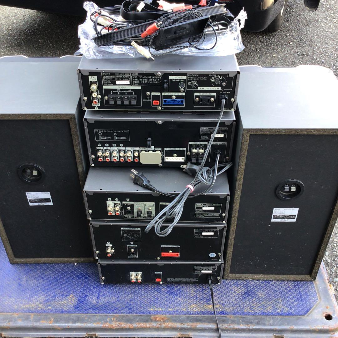 SONY MD717 ミニコンポ MDデッキ、CDプレーヤー、チューナー、アンプ
