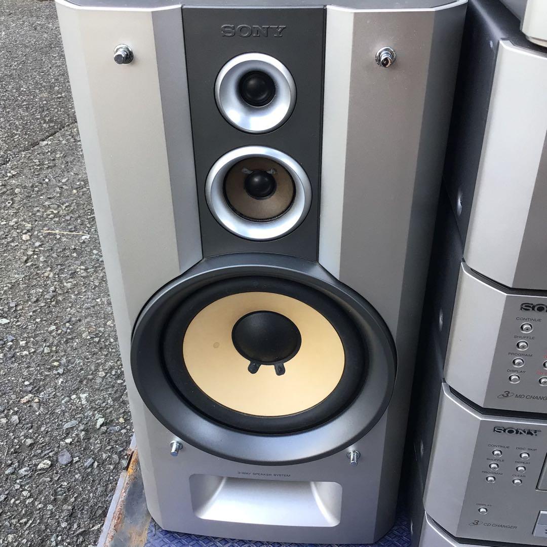 SONY MD717 ミニコンポ MDデッキ、CDプレーヤー、チューナー、アンプ