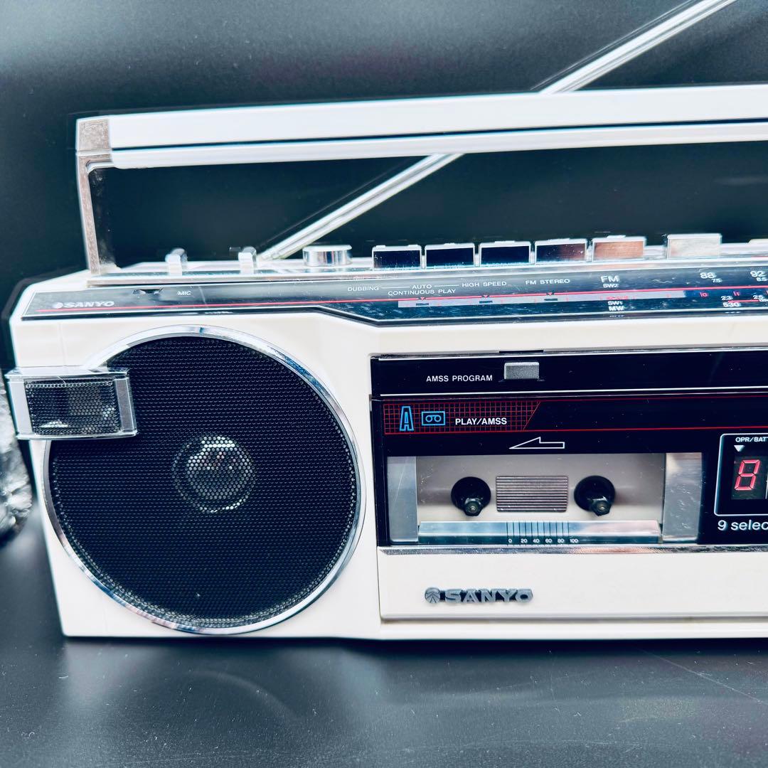 SANYO M-W15-2K ラジカセ 昭和 レトロ
