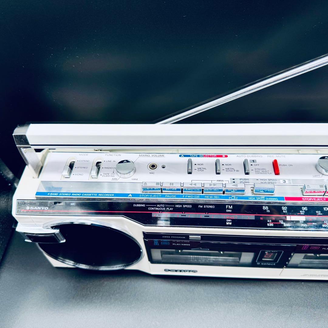 SANYO M-W15-2K ラジカセ 昭和 レトロ