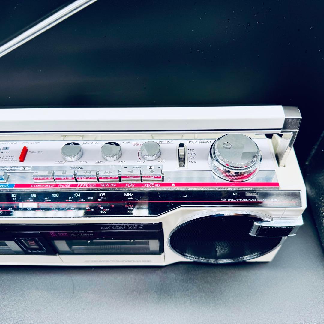 SANYO M-W15-2K ラジカセ 昭和 レトロ