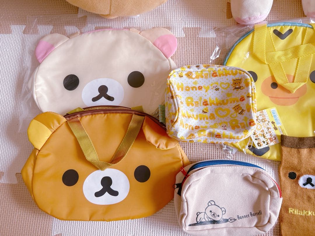 リラックマ 大量　まとめ売り　ぬいぐるみ、食器など　平成レトロあり