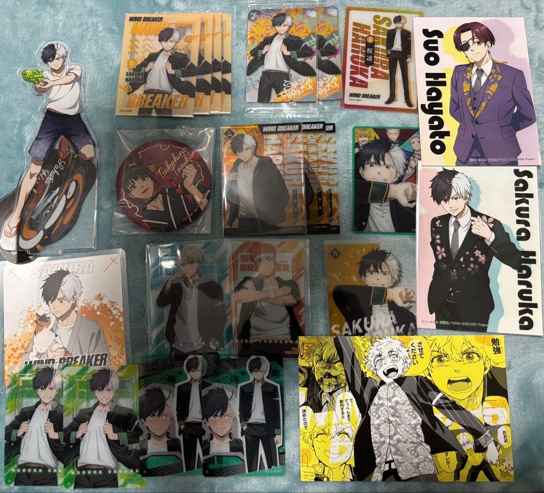 即購入OK WIND BREAKER 桜遥 クリアファイル 缶バッジ アクスタ