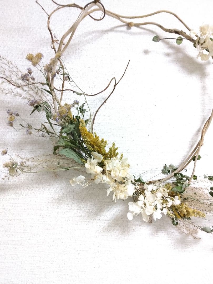 Lake & Sea 山野草のドライフラワー壁掛けドライフラワースワッグ山野草リ