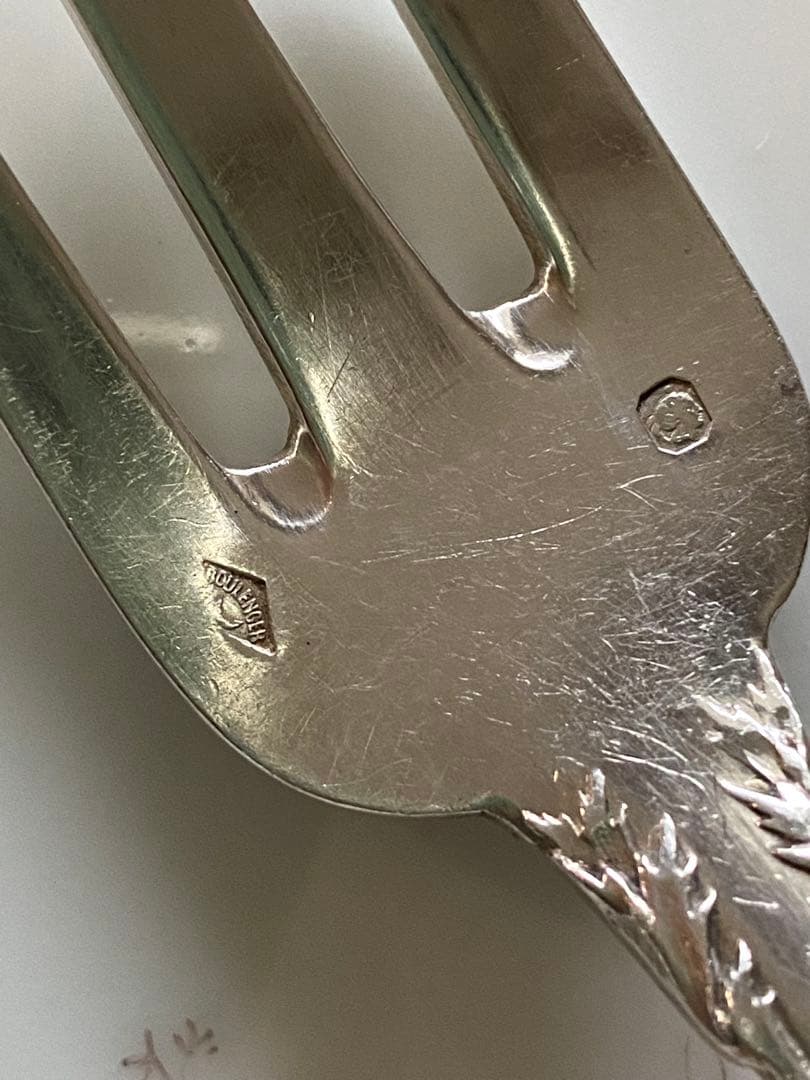 【フランス／純銀】「ブランジェ」フォーク＆スプーン＋「エナン」スプーン