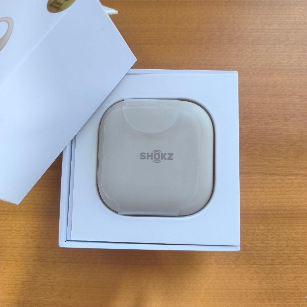 shokz OPENFIT ワイヤレスイヤホン ホワイト