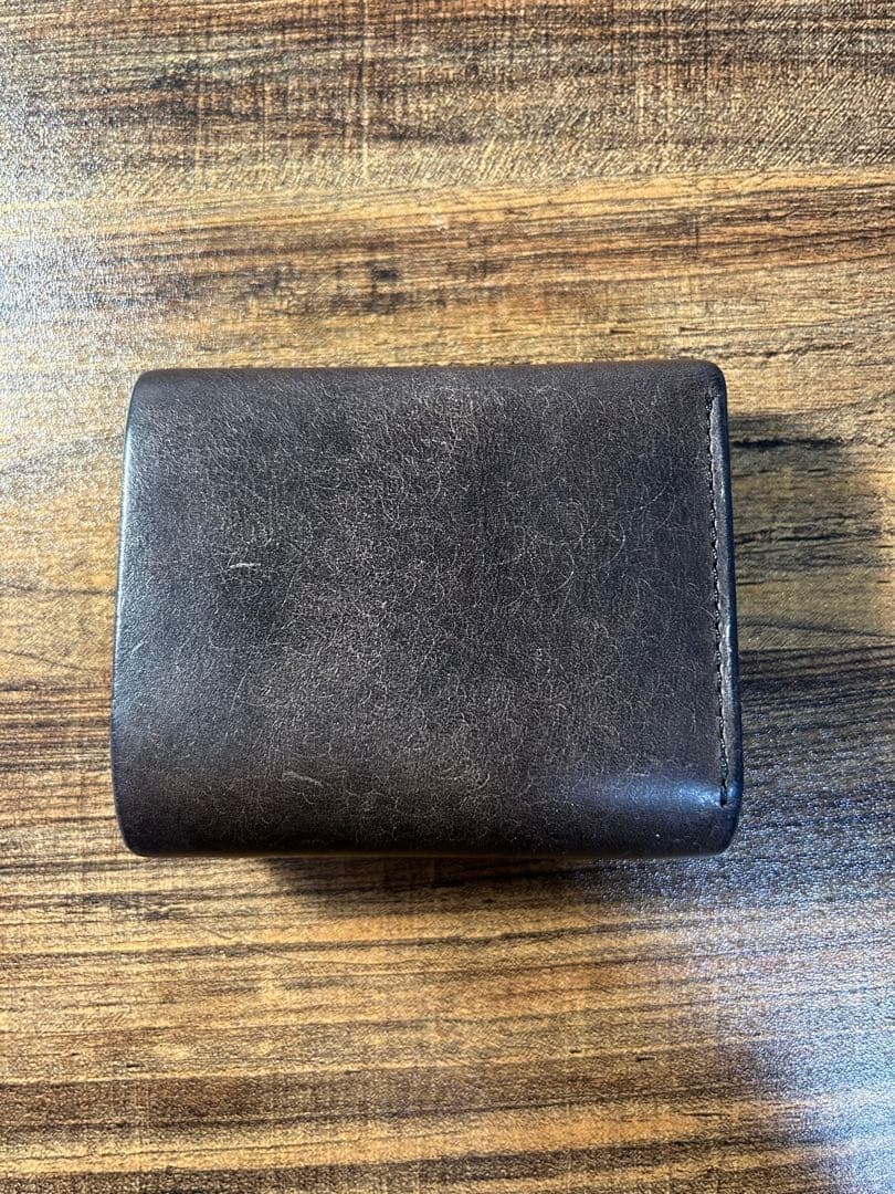 kogarashi 凩　折り財布　鼠茶