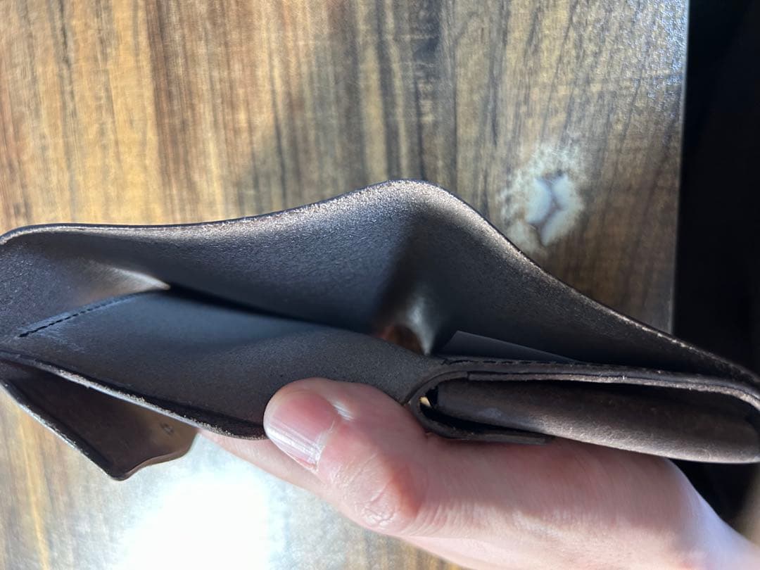 kogarashi 凩　折り財布　鼠茶