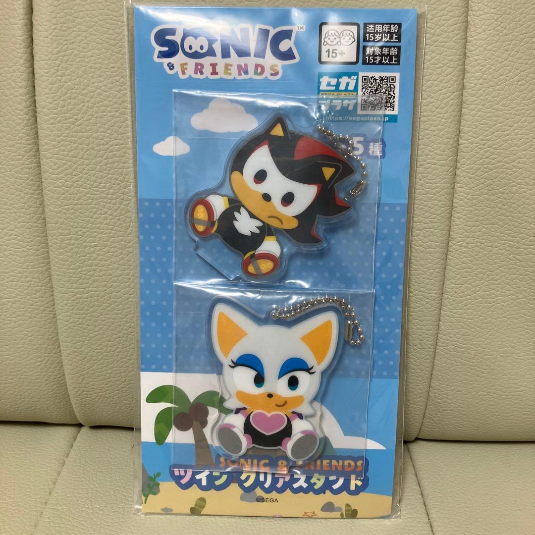 ソニック&フレンズ ツインクリアスタンド 全5種セット 0401