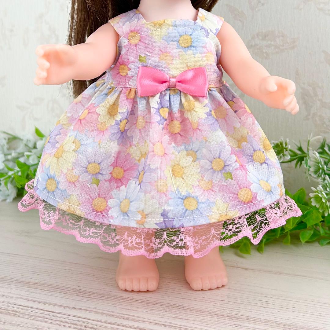 着せやすい❣️ 379 パステルフラワー　メルちゃん　ソランちゃん　レミンちゃん