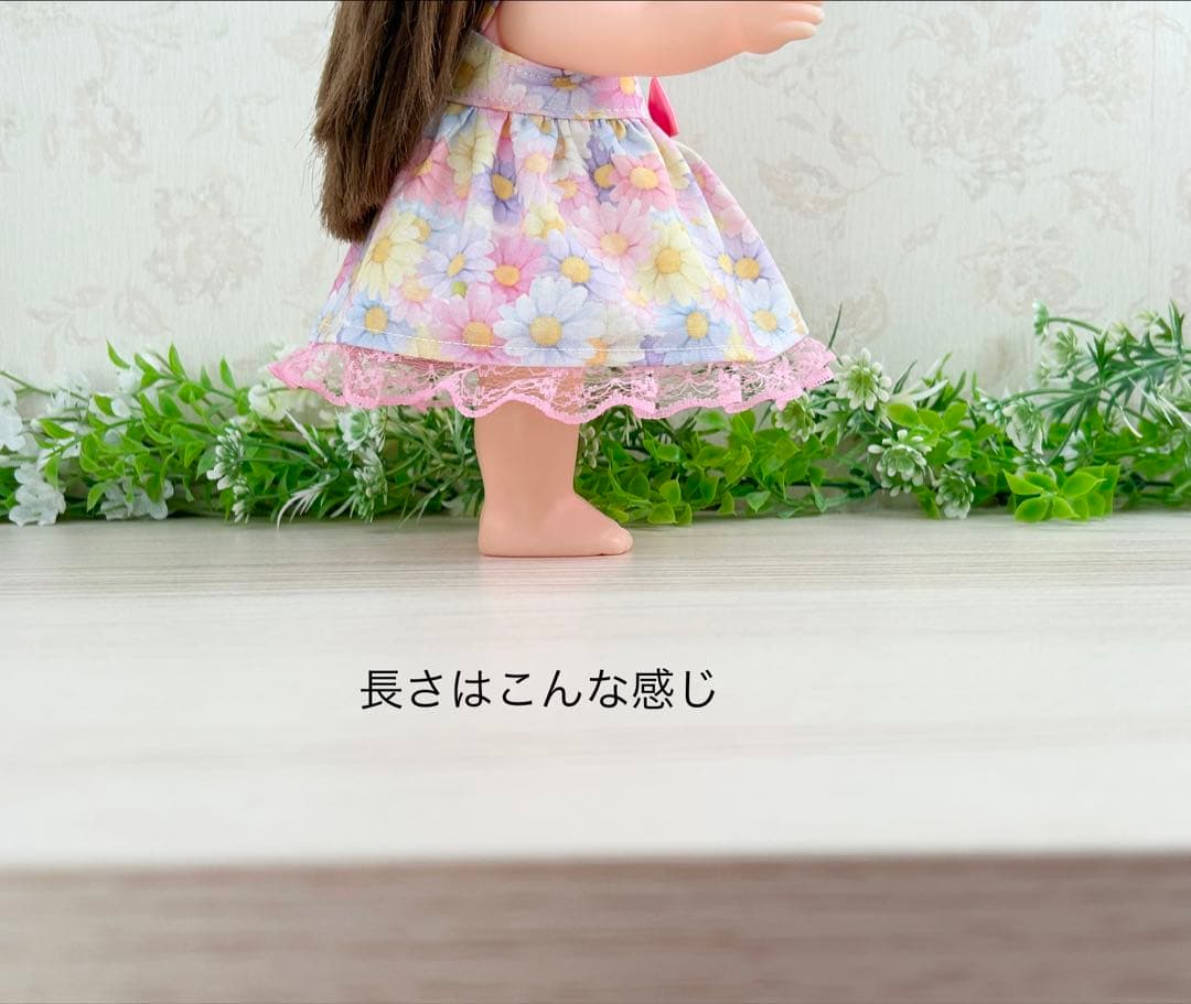 着せやすい❣️ 379 パステルフラワー　メルちゃん　ソランちゃん　レミンちゃん
