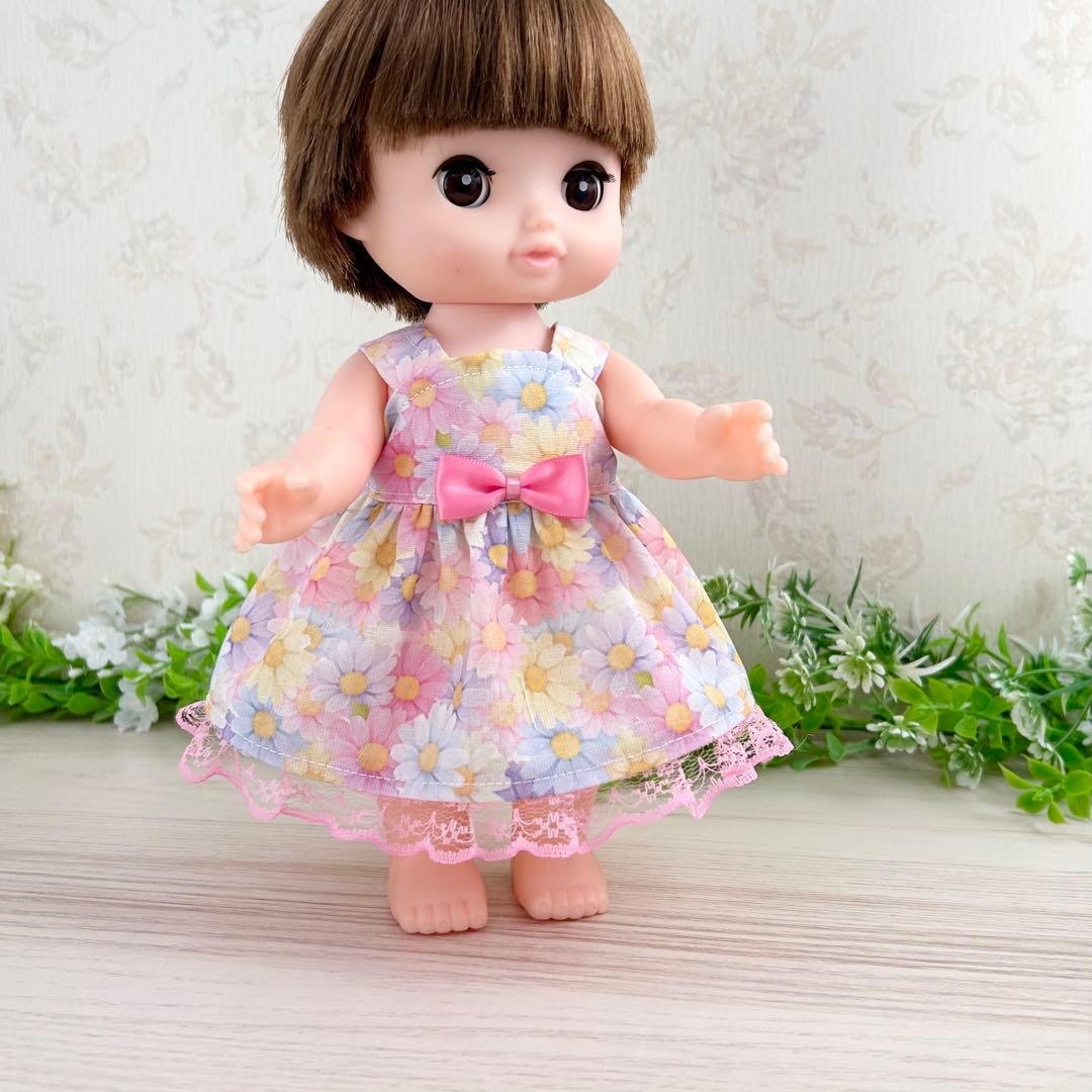 着せやすい❣️ 379 パステルフラワー　メルちゃん　ソランちゃん　レミンちゃん