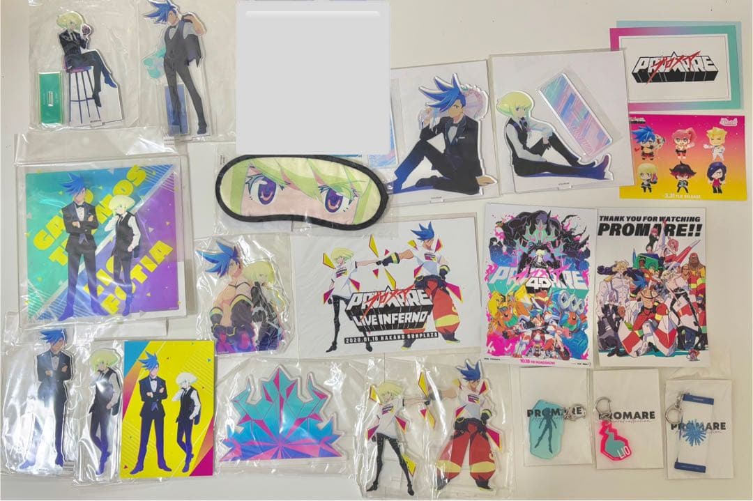 プロメア 限定特典 アクリルスタンド　フィギュア くじ ポスター ガロ リオ