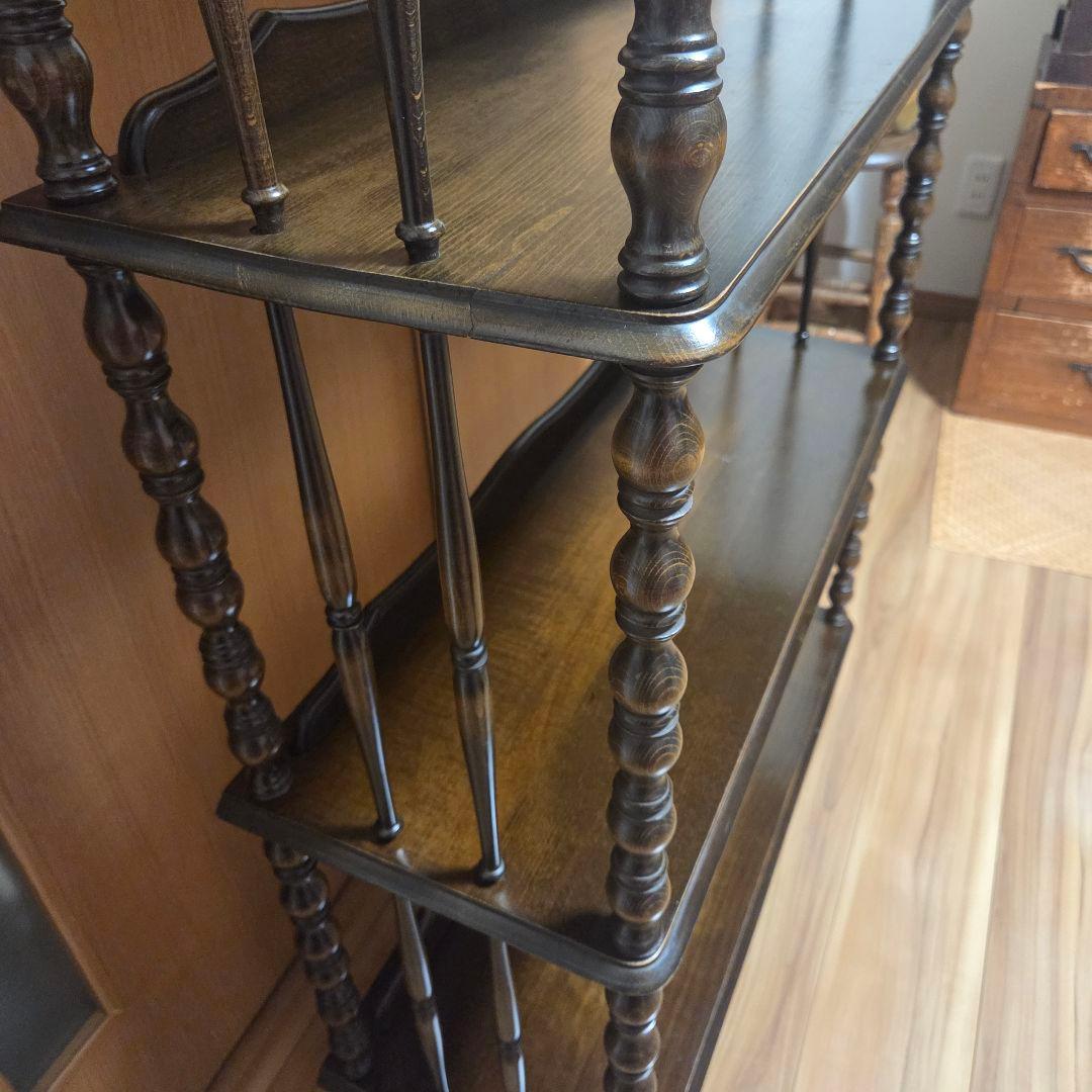 オープンシェルフ 飾り棚 ラック ディスプレイ 4段 ナジコ