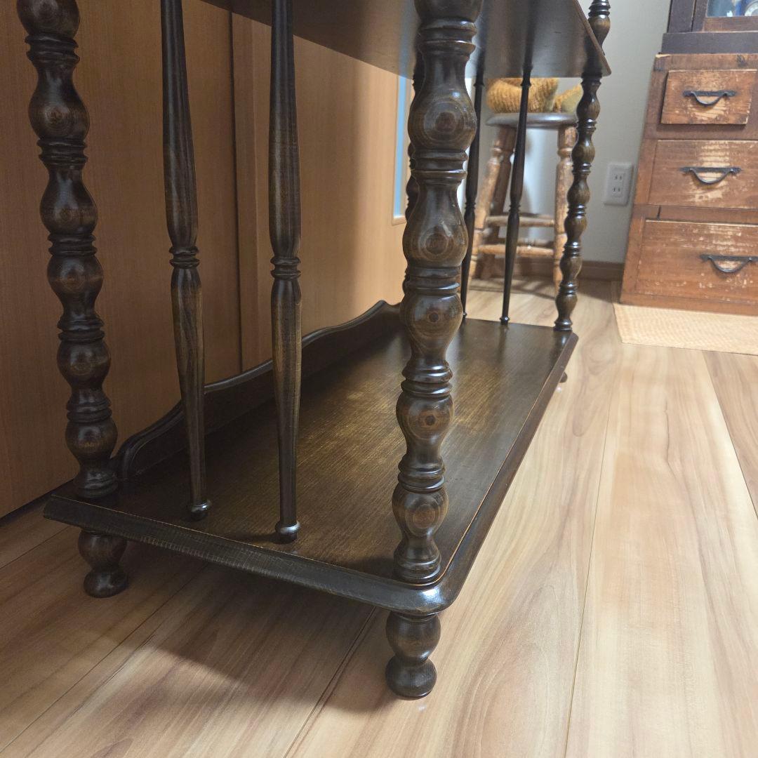 オープンシェルフ 飾り棚 ラック ディスプレイ 4段 ナジコ